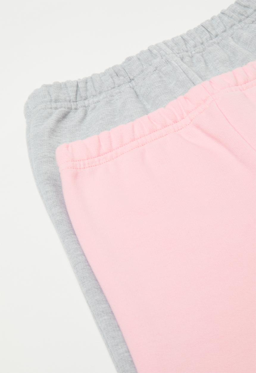 Pop Candy - 2 Pack joggers - pink/grey