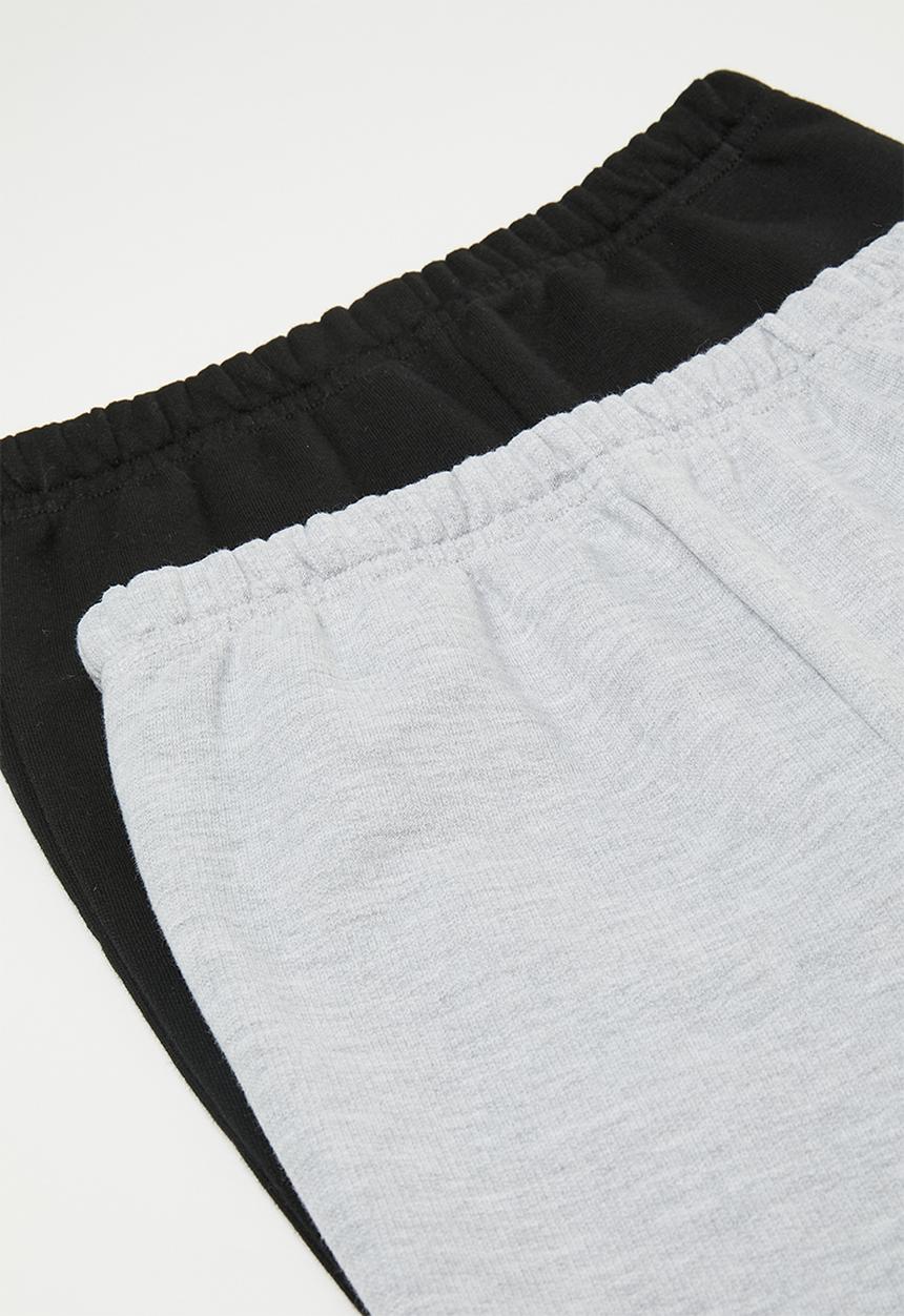 Pop Candy - 2 Pack joggers - black/grey