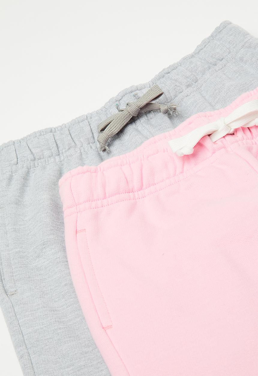 Pop Candy - 2 pack joggers - pink/grey