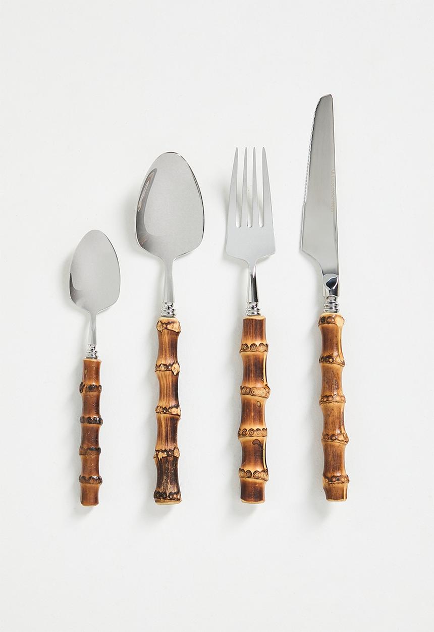 Nicolson Russell - Bamboo Cutlery 16 piece Cutlery Set