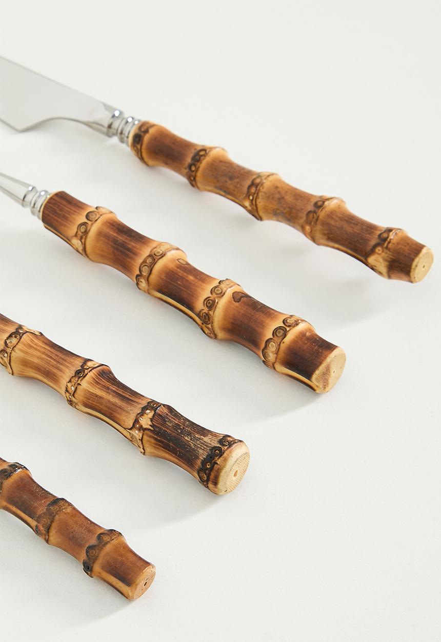 Nicolson Russell - Bamboo Cutlery 16 piece Cutlery Set