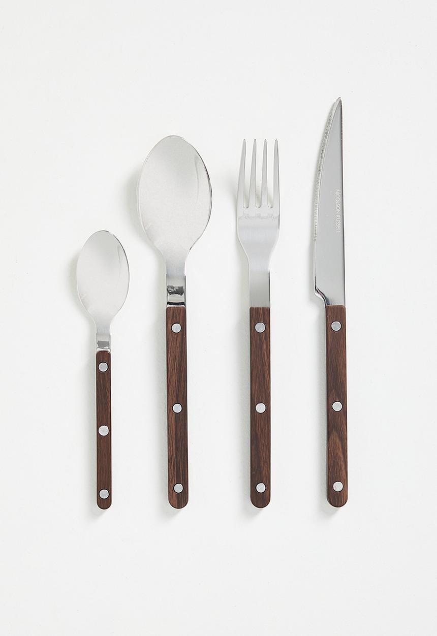Nicolson Russell - Louisiana Dark Wood 16piece Cutlery Set