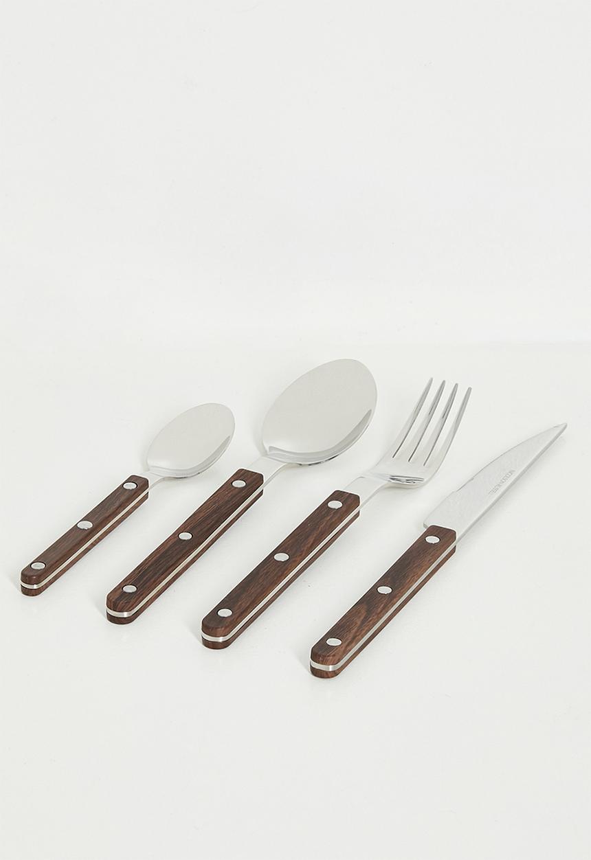 Nicolson Russell - Louisiana Dark Wood 16piece Cutlery Set