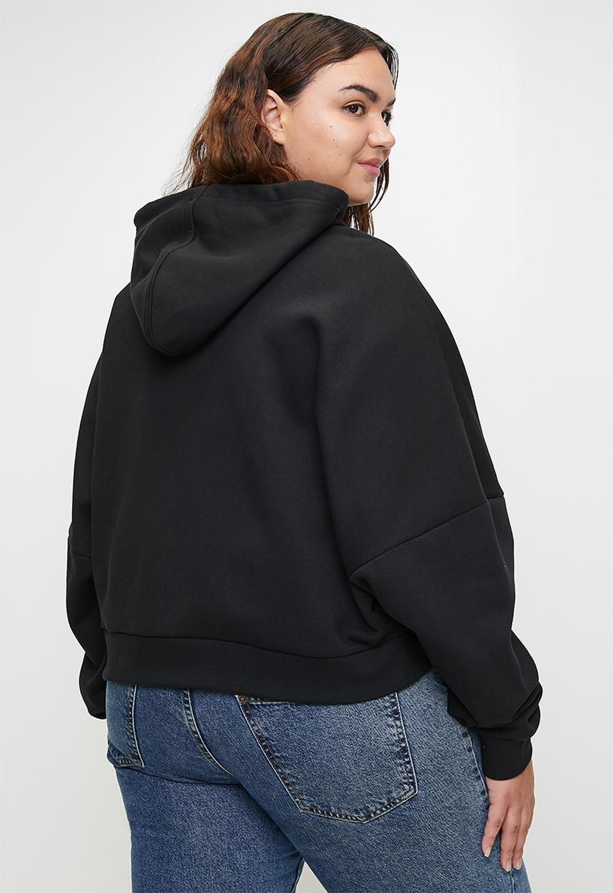 adidas Originals - Plus ESS Full Zip HOODIE - black