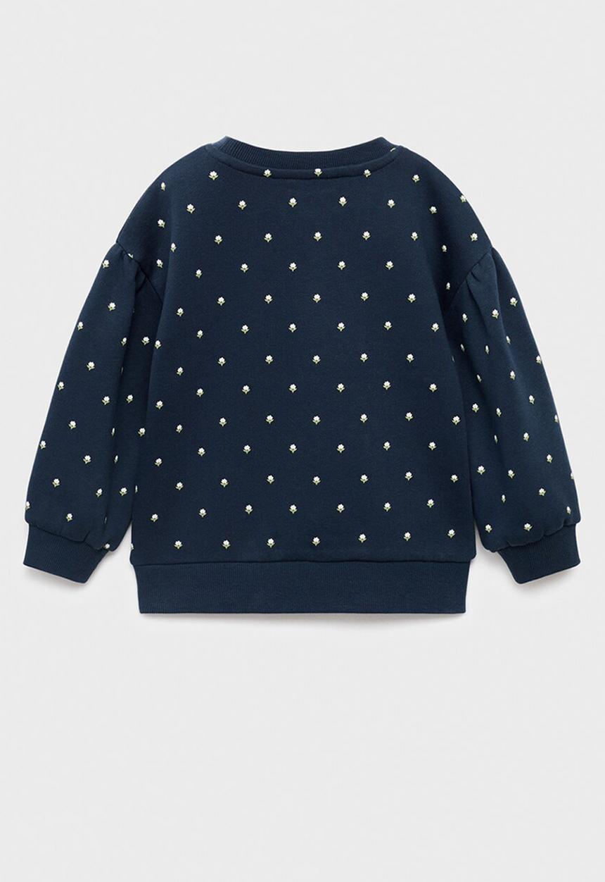 MANGO - Embroidered sweatshirt - navy