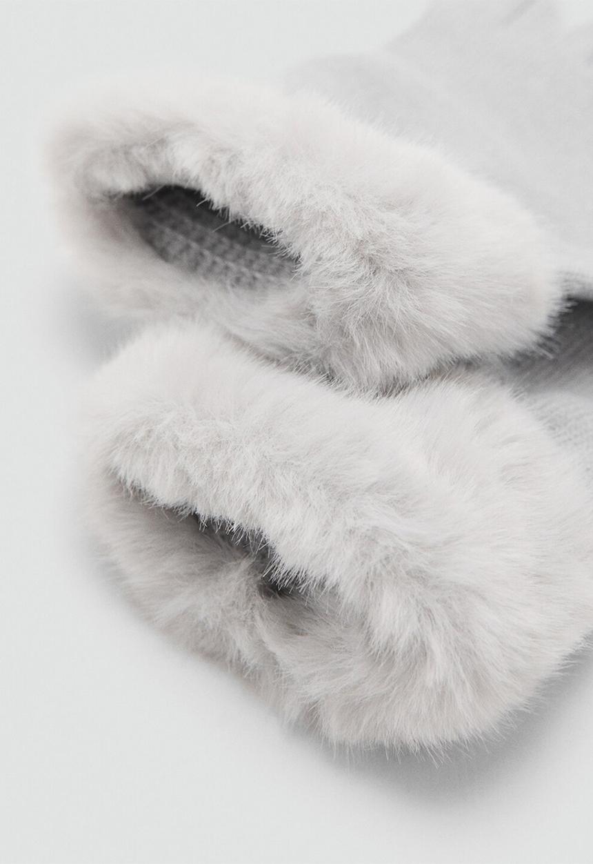 MANGO - Gloves CANELAG - Gray