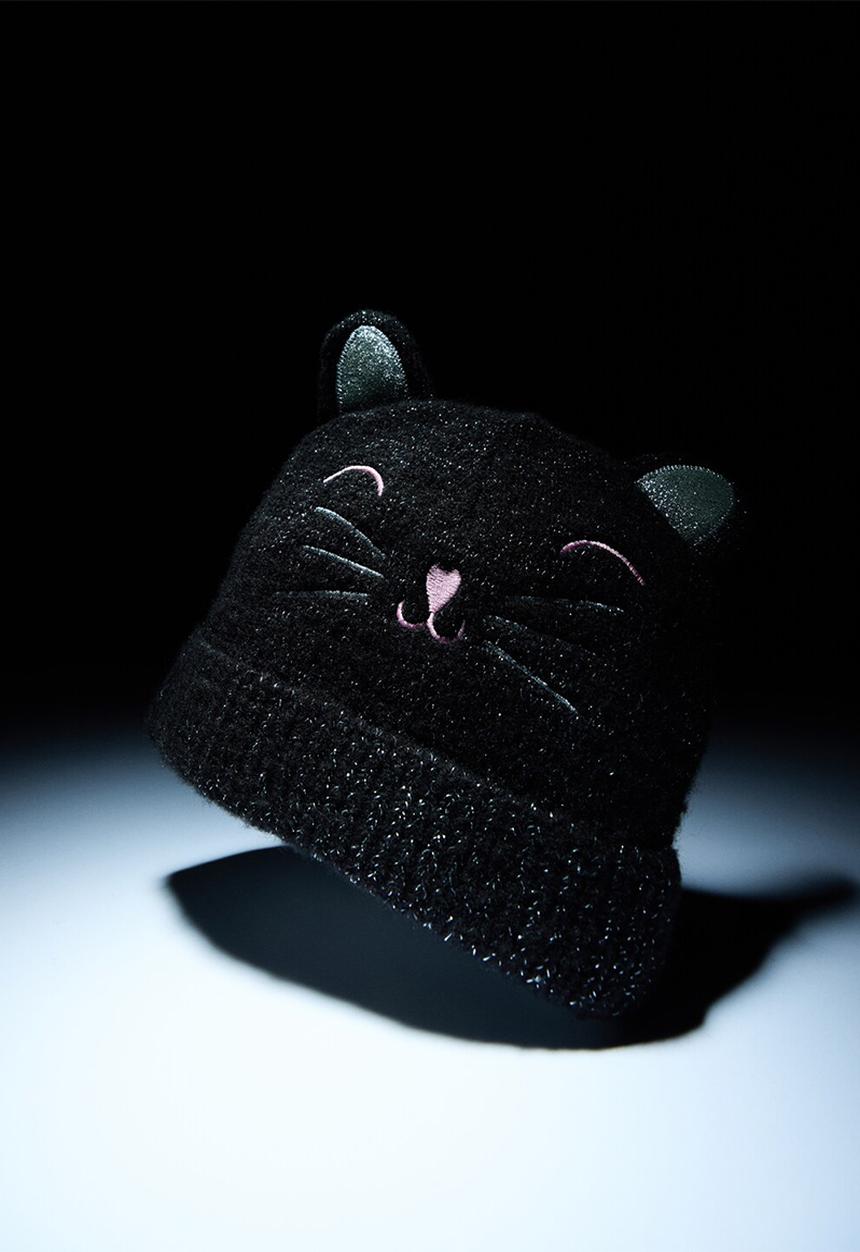 MANGO - Beanie GATO - black
