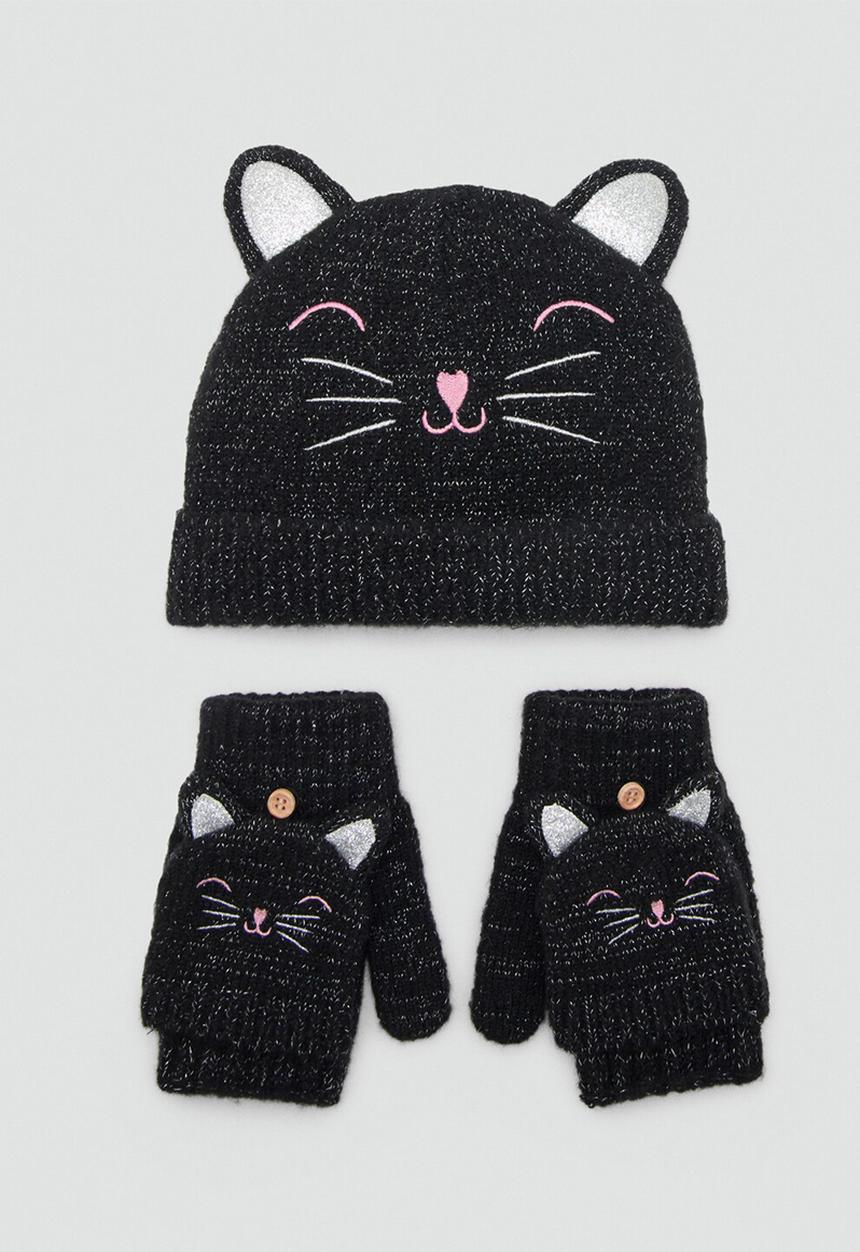MANGO - Beanie GATO - black