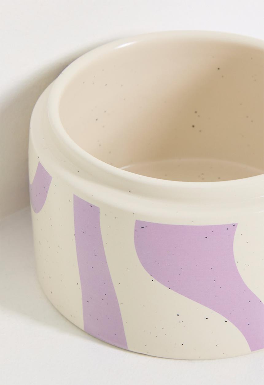 Nicolson Russell - Zig Zag Cansiter Green & Purple
