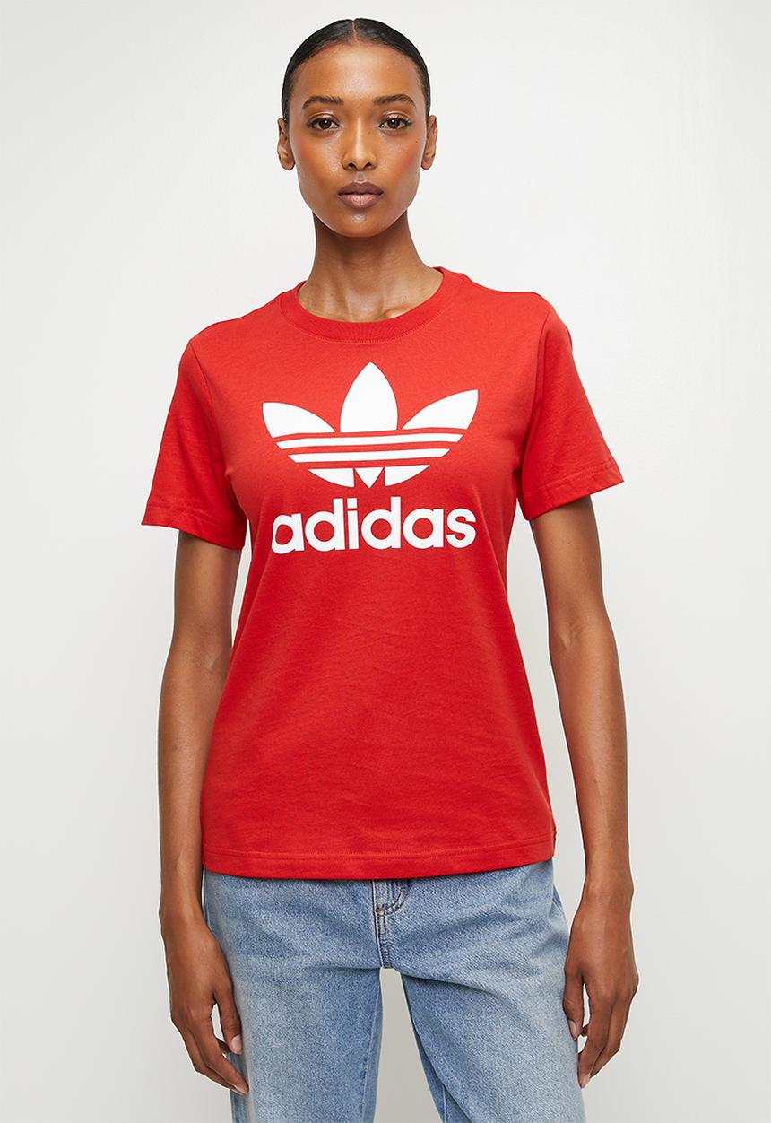 adidas Originals - Trefoil Tee W S26 - Better Scarlet