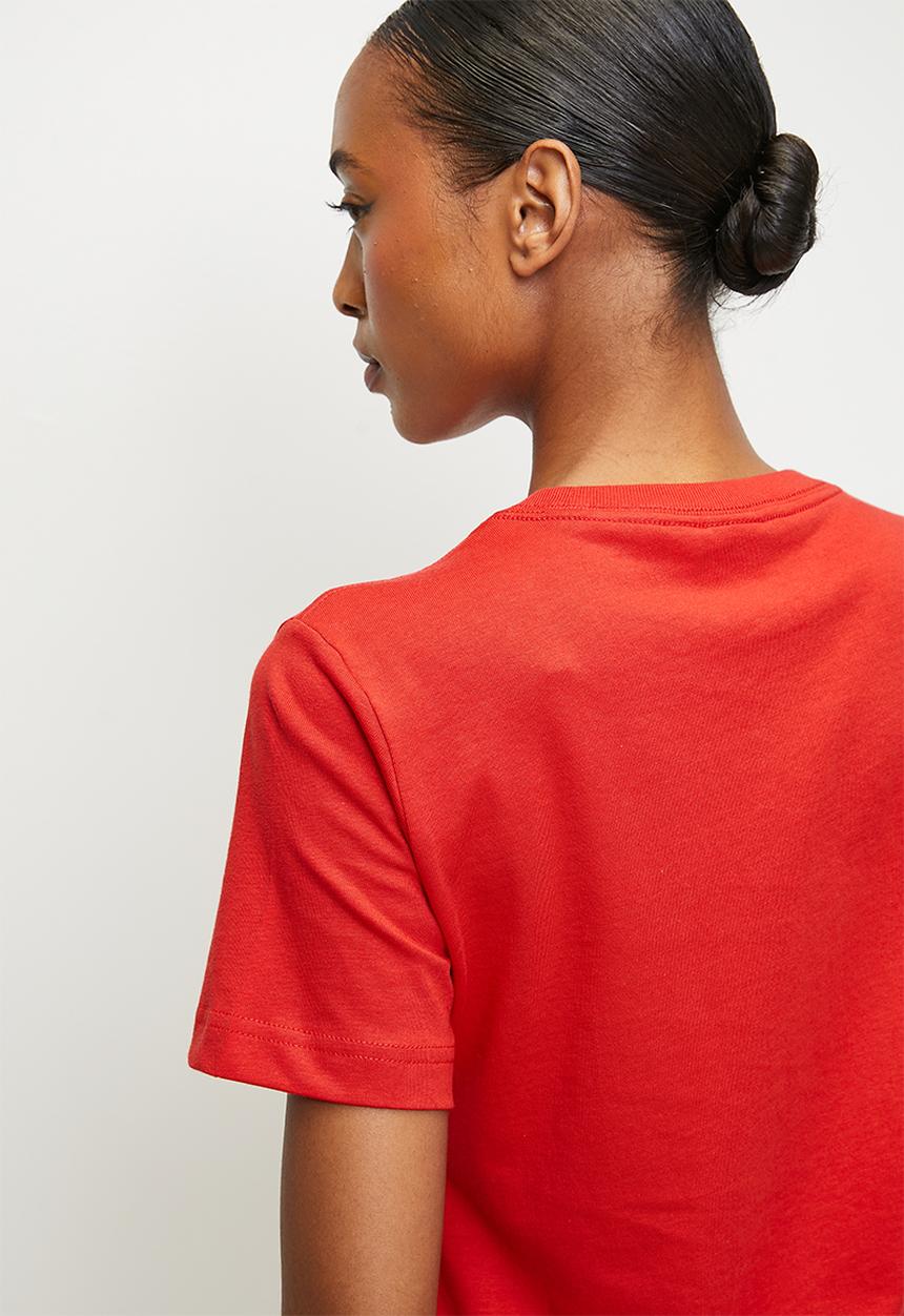 adidas Originals - Trefoil Tee W S26 - Better Scarlet