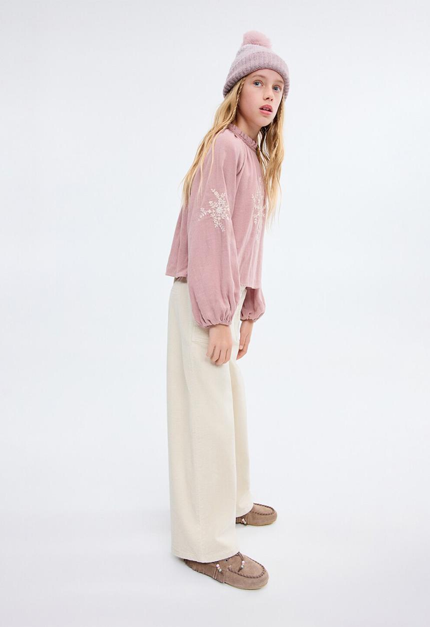 MANGO - Blouse CHARLOTE - Pink