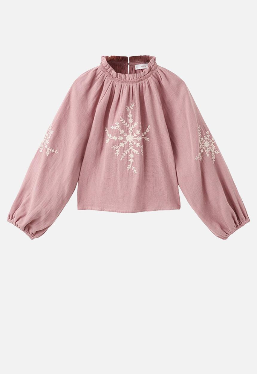 MANGO - Blouse CHARLOTE - Pink