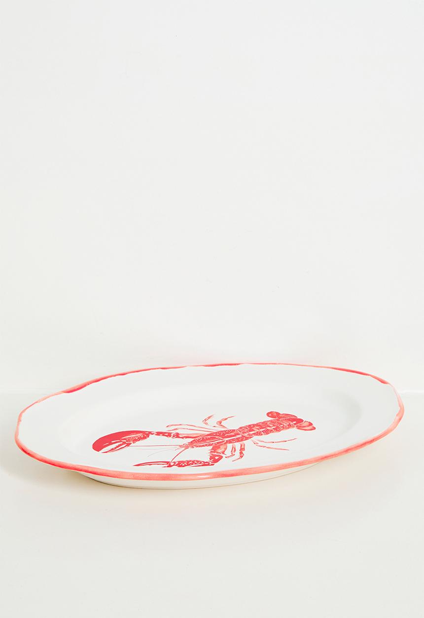 Urchin Art - Lobster serving platter - Coral