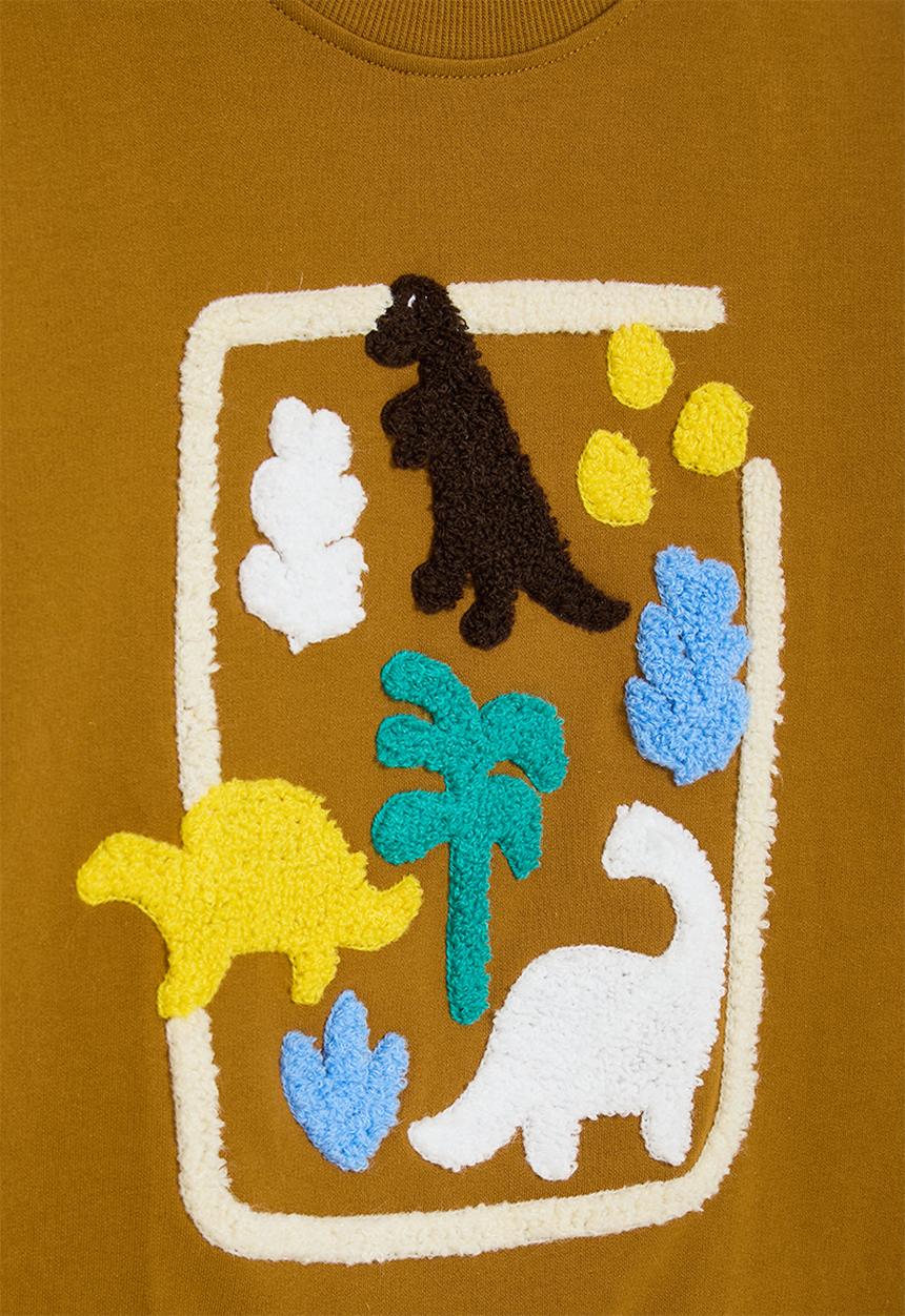 Pop Candy - Chenille embroidered sweatshirt - ginger/multi