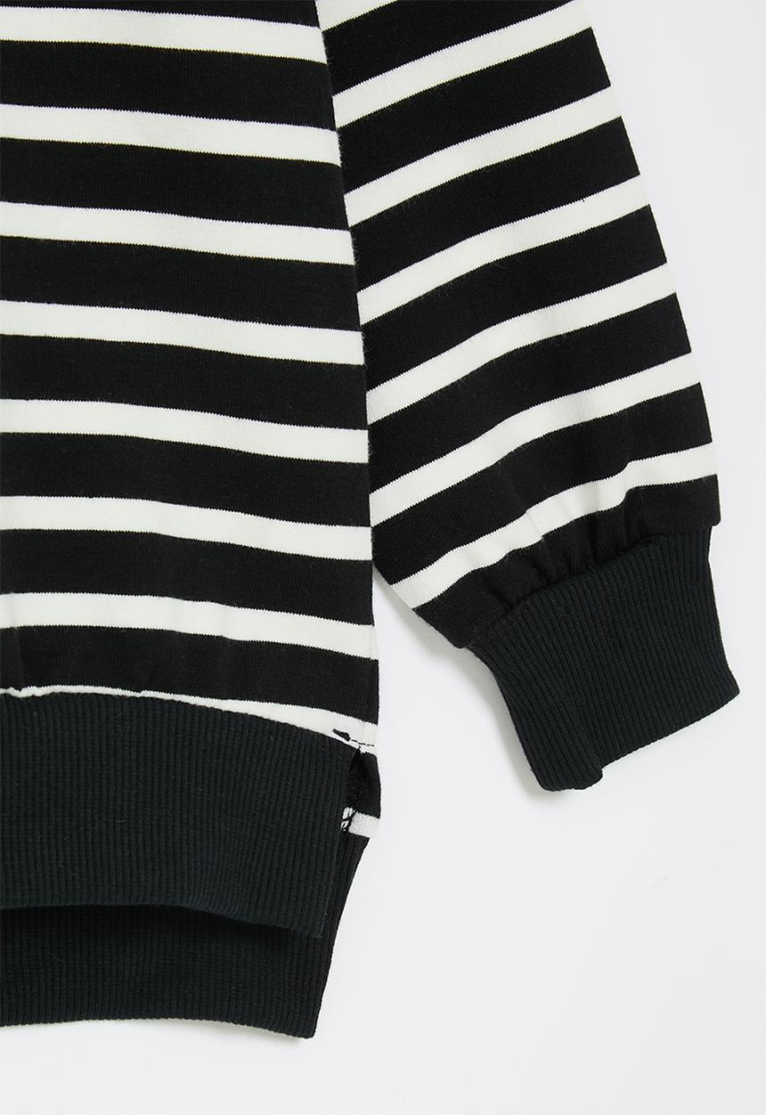 Pop Candy - Striped sweatshirt - black
