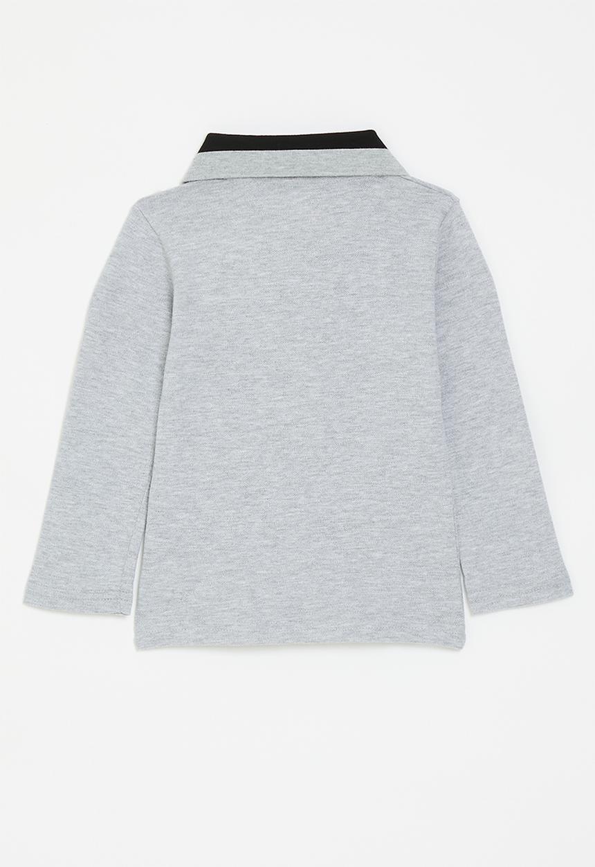 Pop Candy - Long sleeve golfer - grey