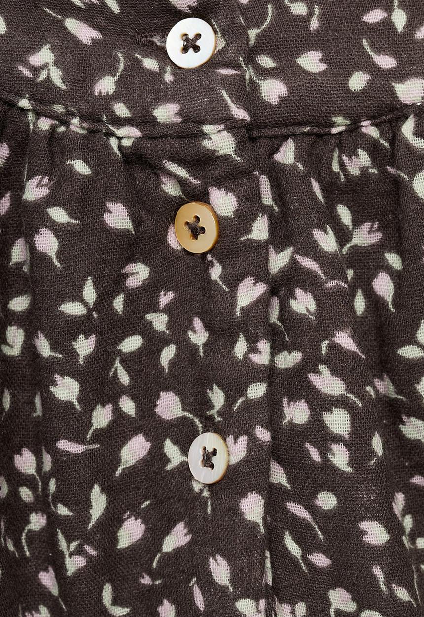 MANGO - Dress choco - dark brown