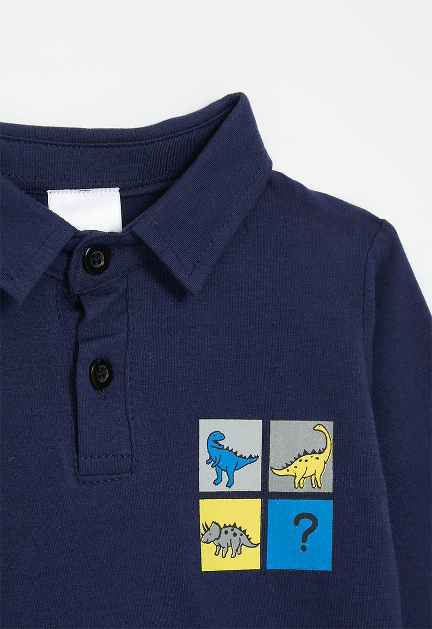 Pop Candy - Long sleeve golfer - navy