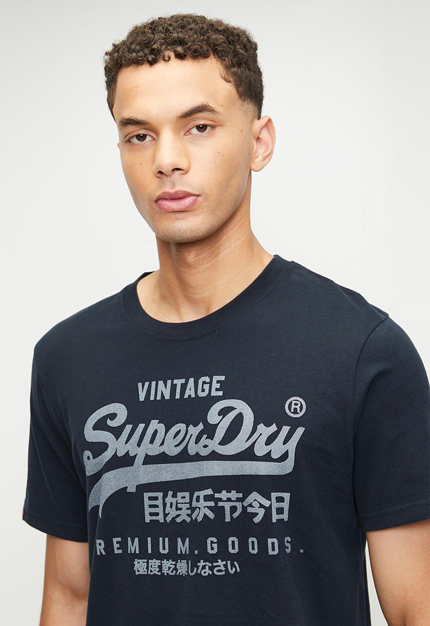 Superdry. - Vl Classic Tee - Eclipse Navy