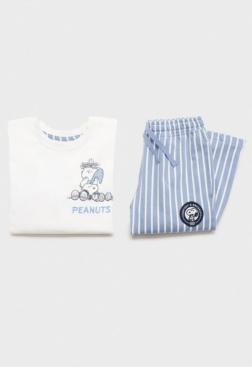 MANGO - Pyjama snoopy - medium blue