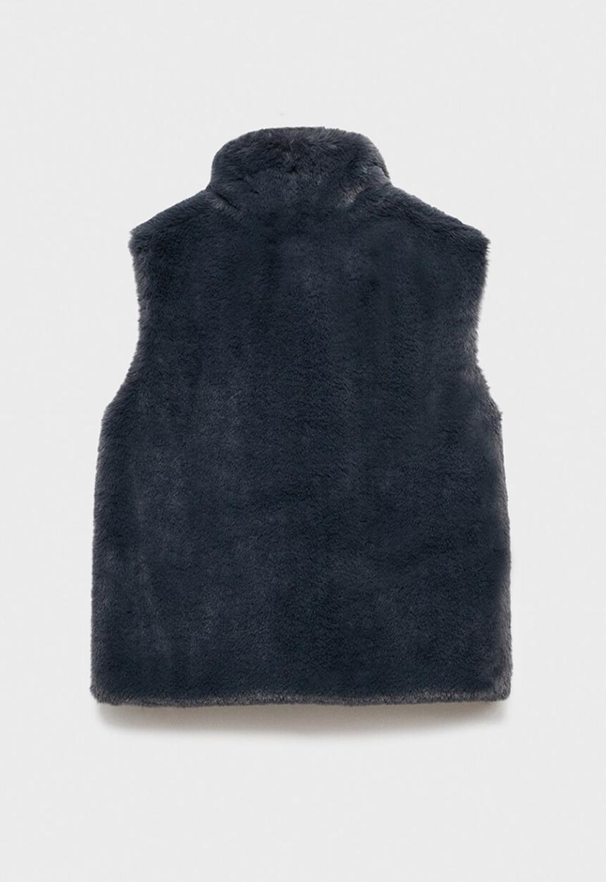 MANGO - Outer vest CANELA - Charcoal