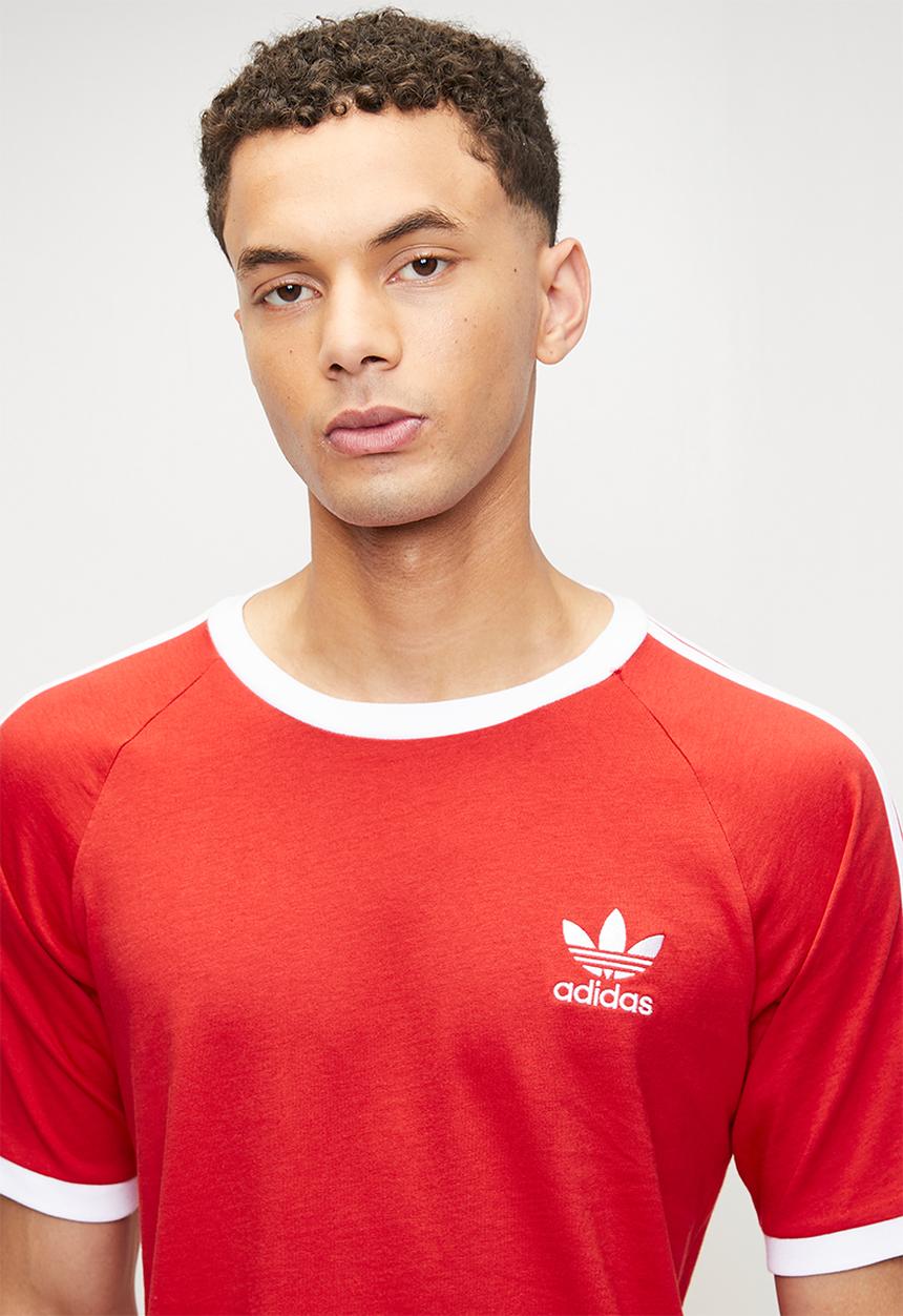 adidas Originals - 3-Stripe Tee - Better Scarlet Red