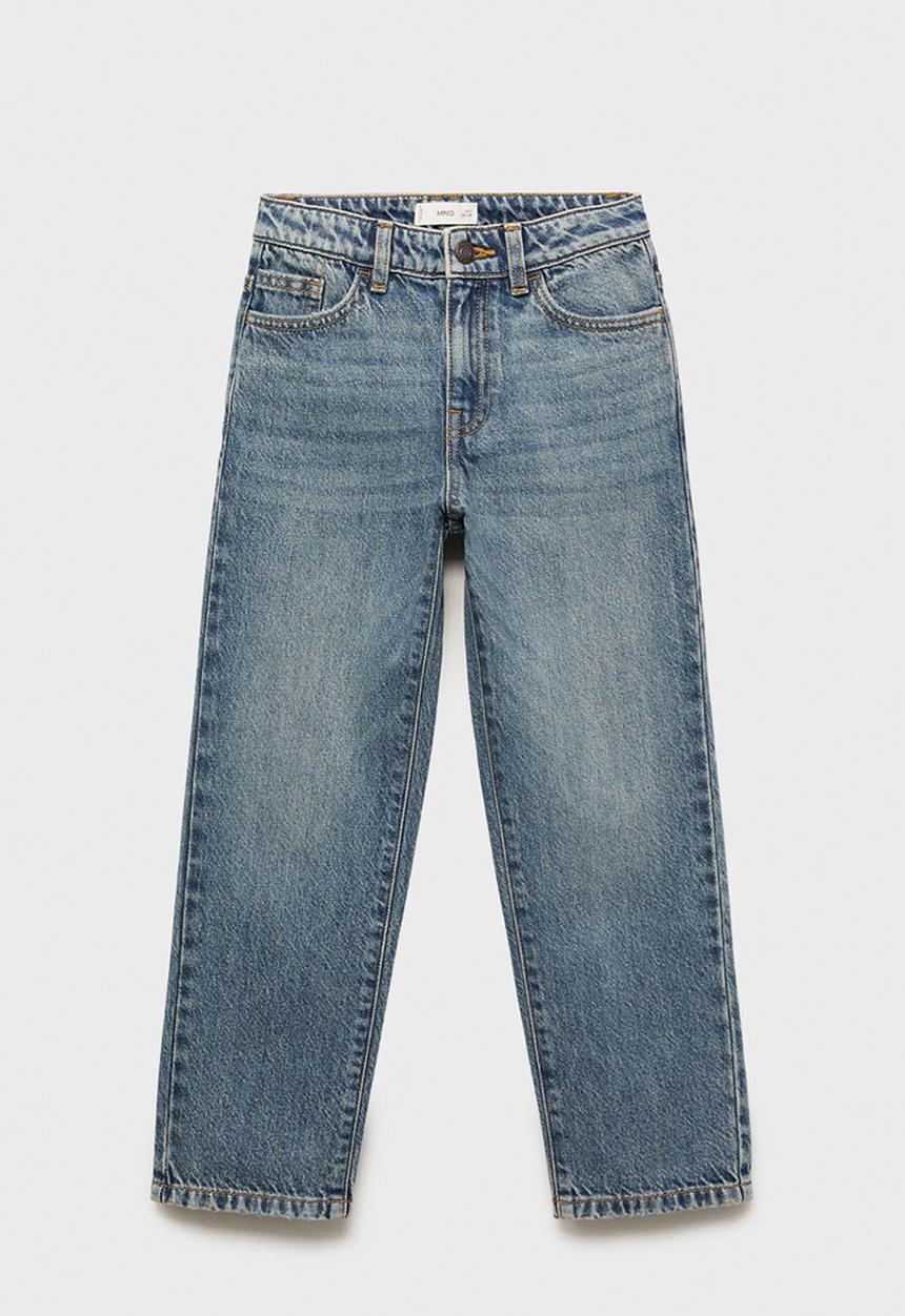 MANGO - Jeans dad - open blue