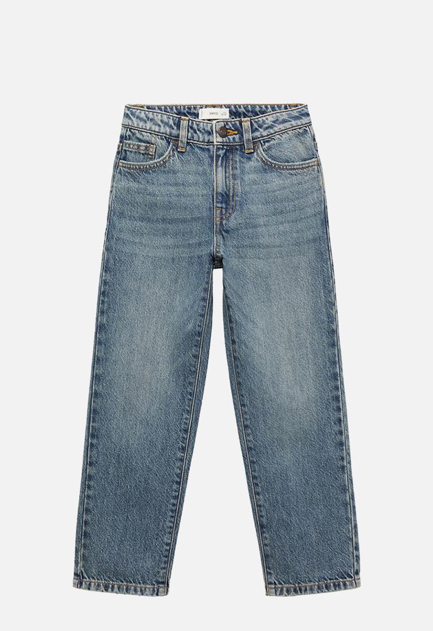 MANGO - Jeans dad - open blue