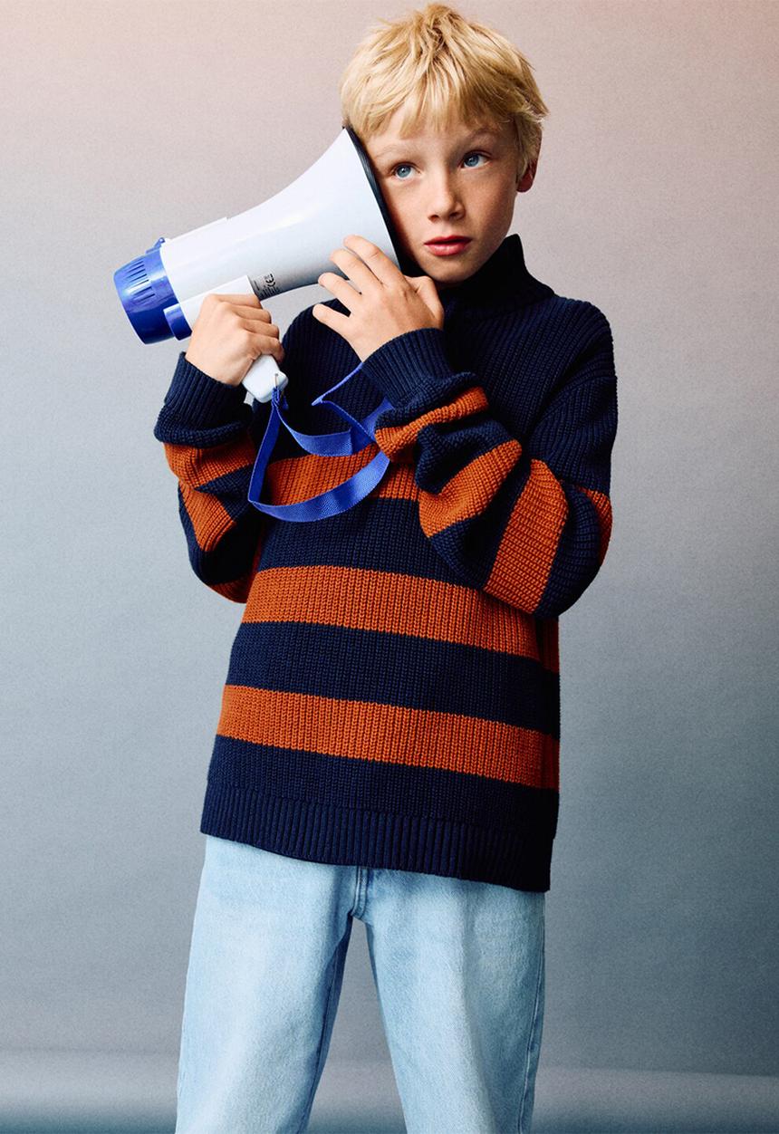MANGO - Jeans dad - open blue