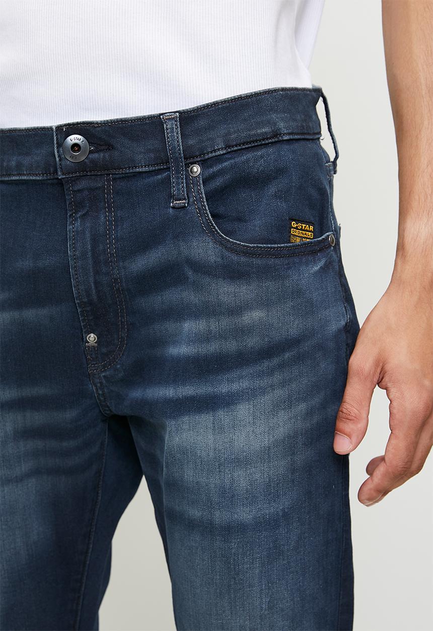 G-STAR - Revend FWD Skinny Plateau superstretch - worn in mascarene blue