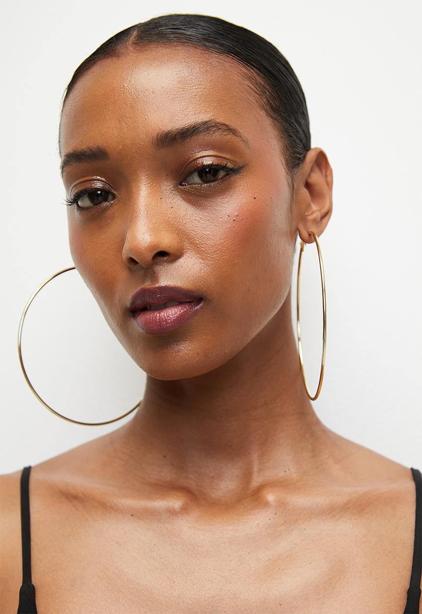 Tessa Design - Ella oversized hoop earring - gold
