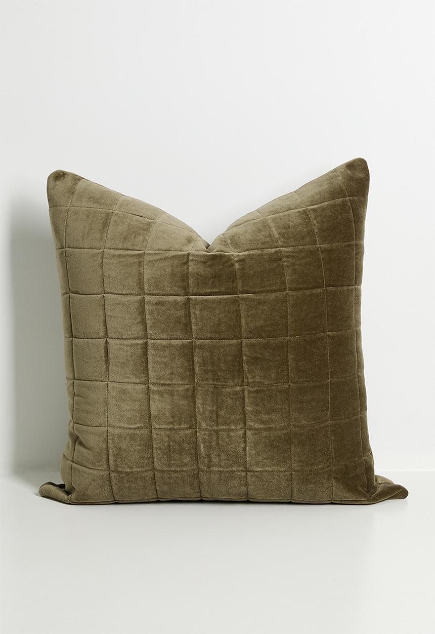Sixth Floor - Velvet Scatter Cover - Taupe