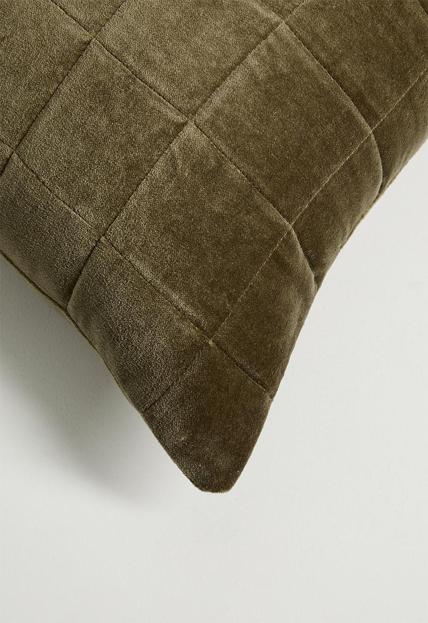 Sixth Floor - Velvet Scatter Cover - Taupe
