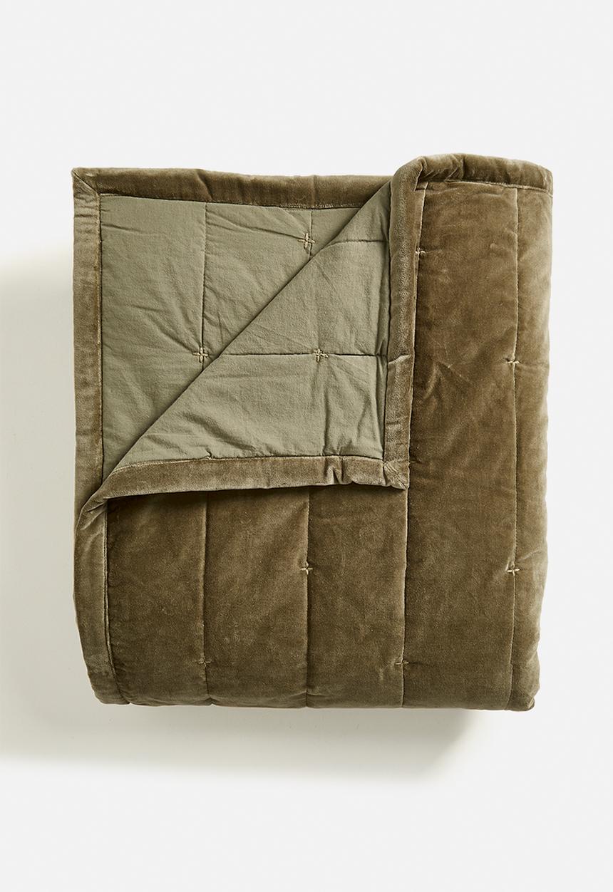Sixth Floor - Velvet Quilt - Taupe