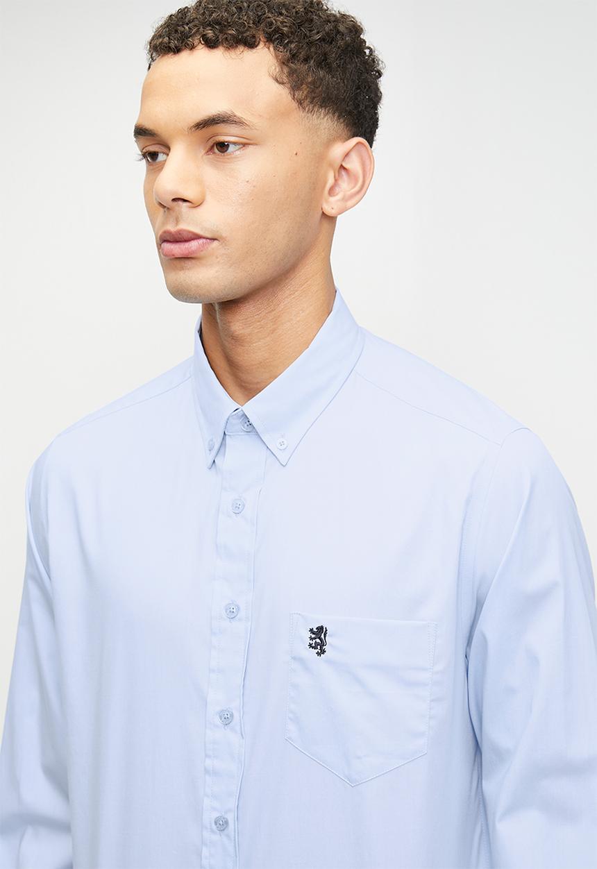 Pringle of Scotland - Jacob Ls Classic Stretch Shirt - Blue
