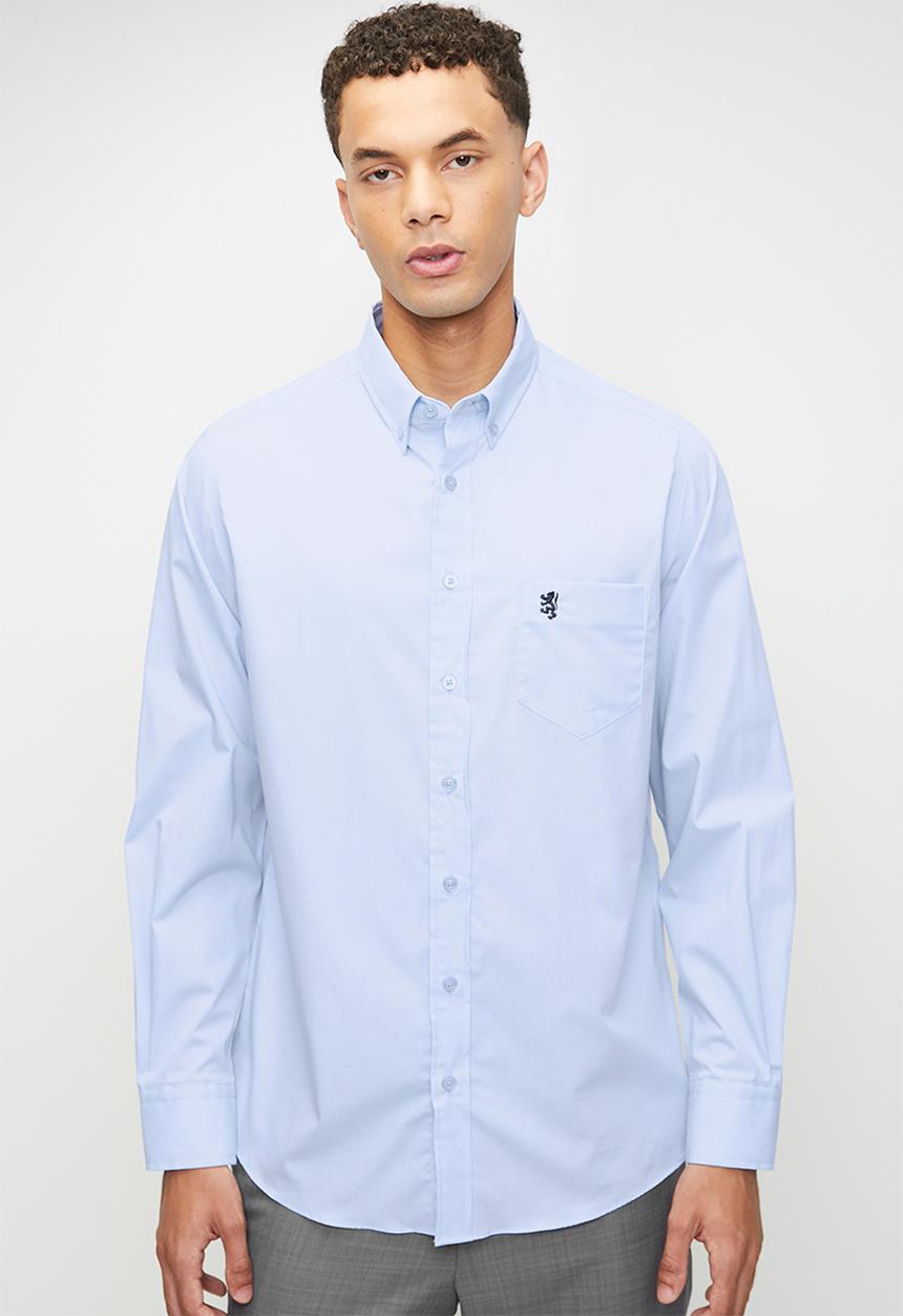 Pringle of Scotland - Jacob Ls Classic Stretch Shirt - Blue