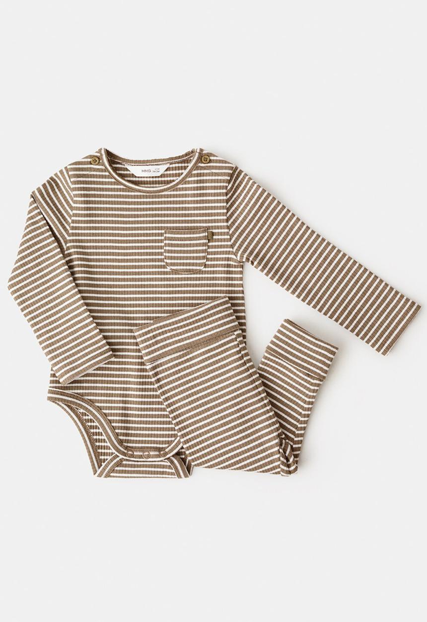 MANGO - Bodysuit topob - medium brown