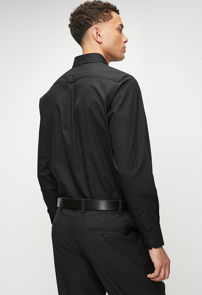 Pringle of Scotland - Jacob Ls Classic Stretch Shirt - Black