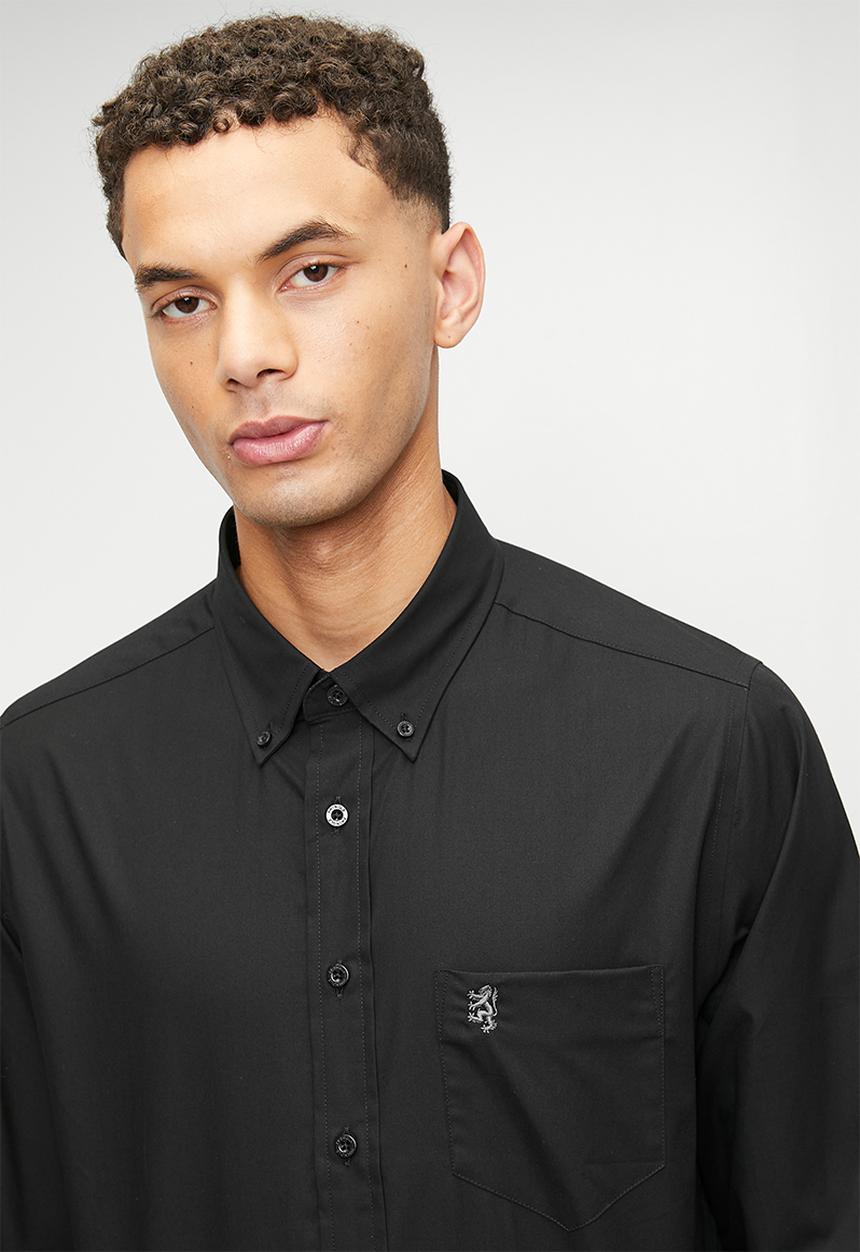 Pringle of Scotland - Jacob Ls Classic Stretch Shirt - Black