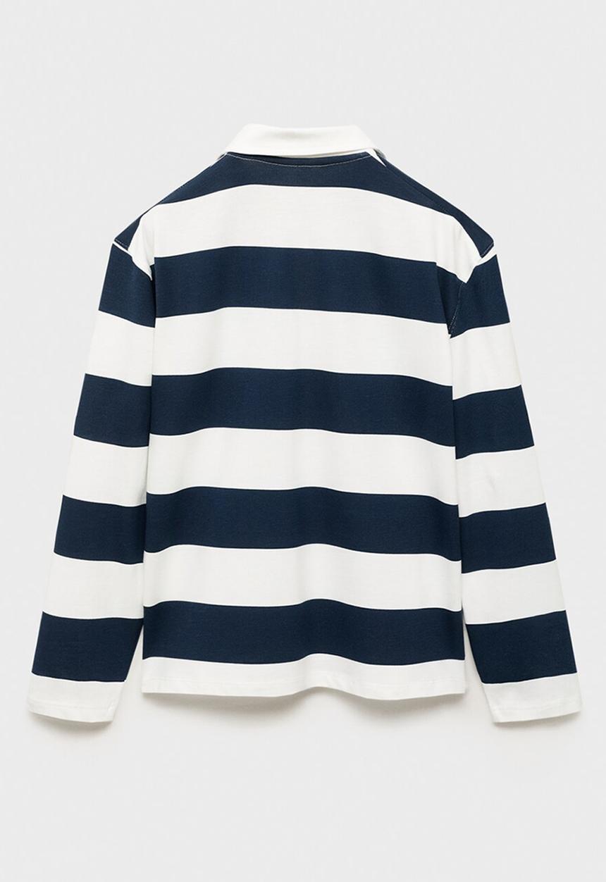 MANGO - Poloshirt polost - navy