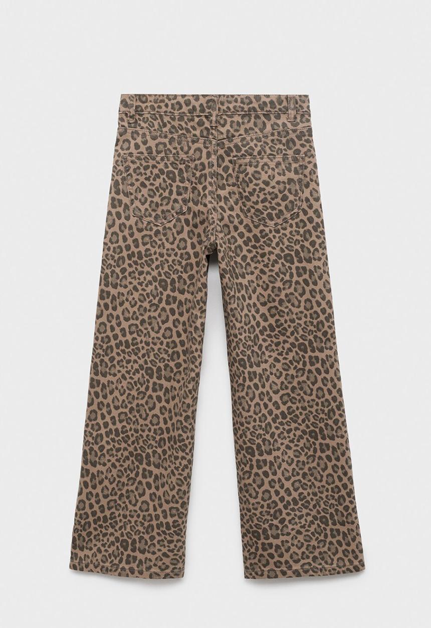 MANGO - Jeans LEOPARD - Brown