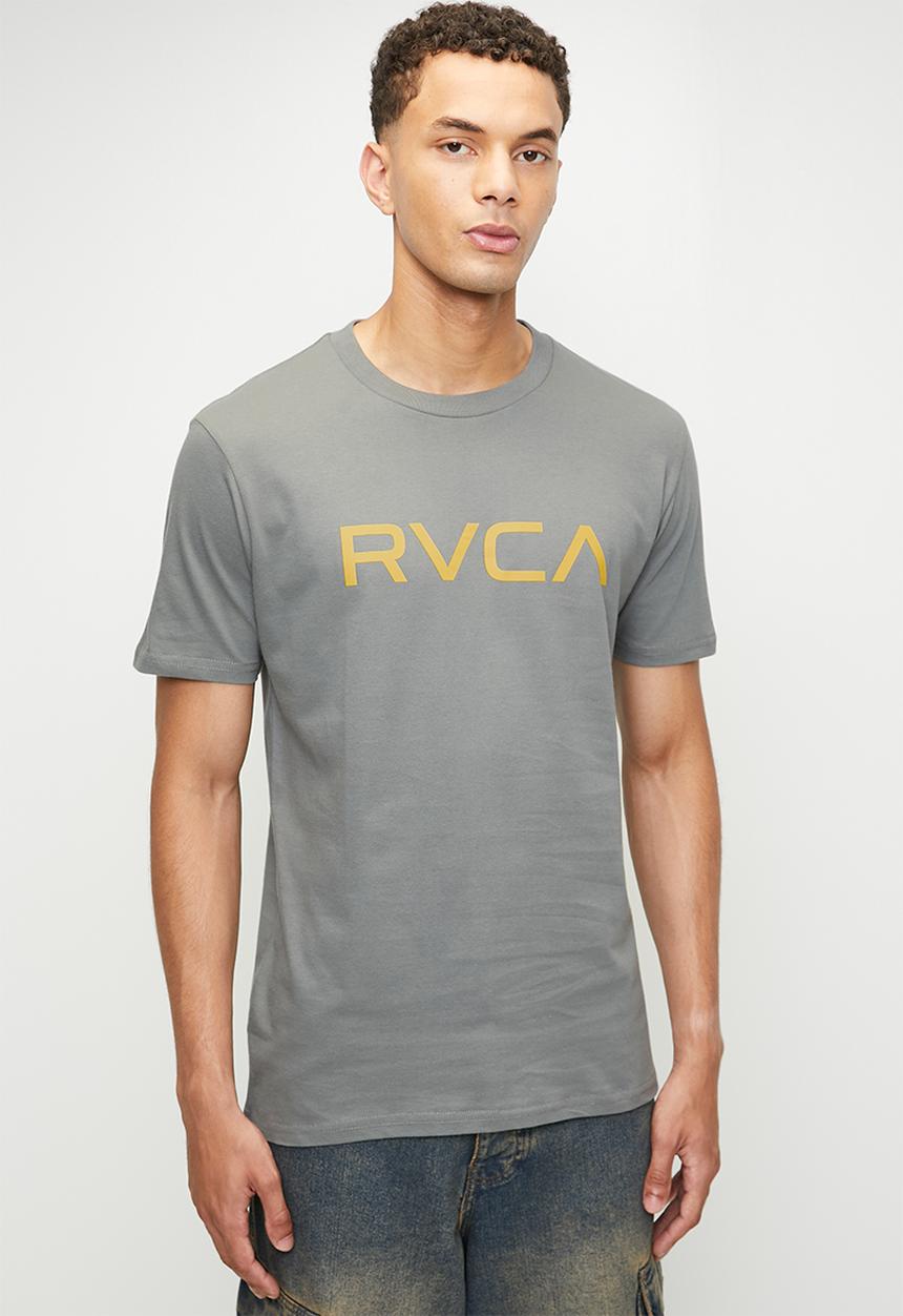 RVCA - Big Rvca Ss Tee - Sage Green - Gold Logo