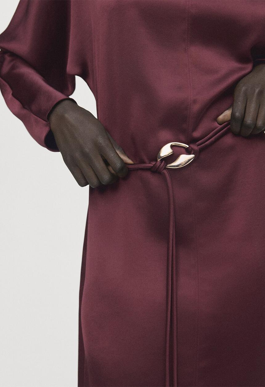 MANGO - Dress susi2 - dark red