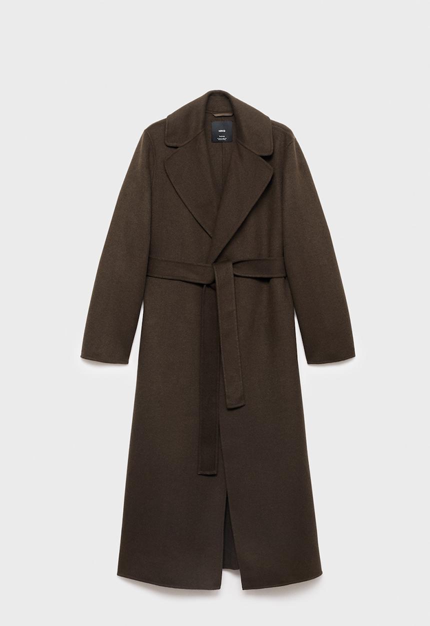MANGO - Plus coat batin - khaki