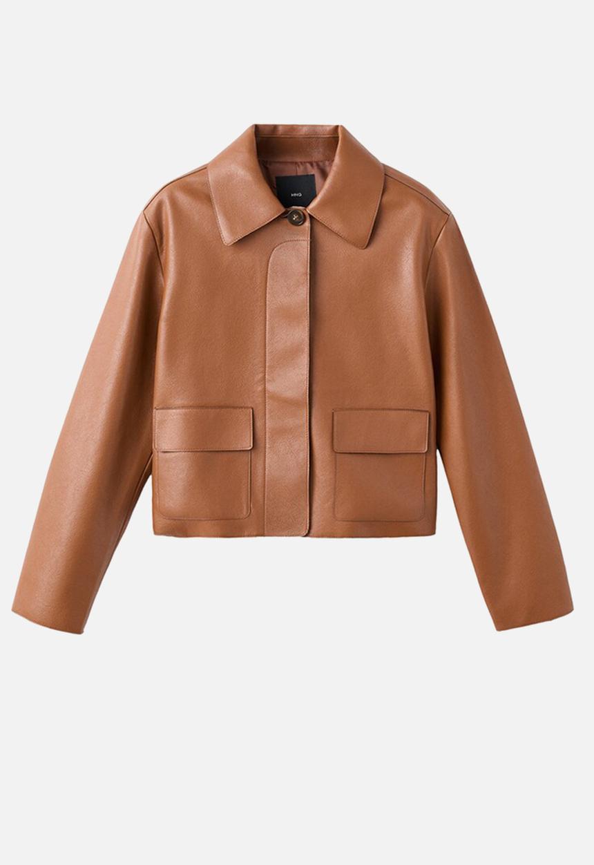 MANGO - Jacket sabina - medium brown