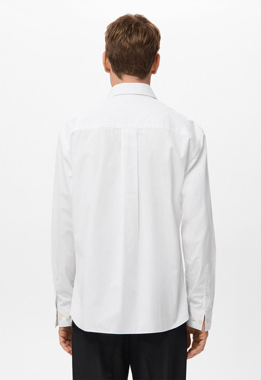 MANGO - Shirt STRIPES - White