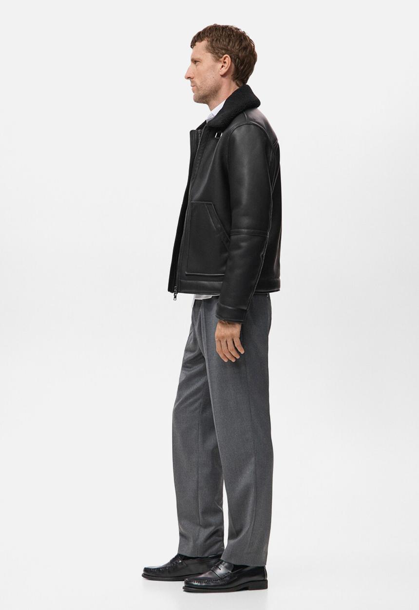 MANGO - Jacket ETHAN - black