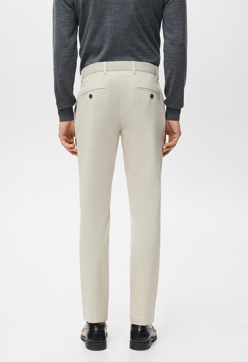 MANGO - Trousers Prato - Light Beige