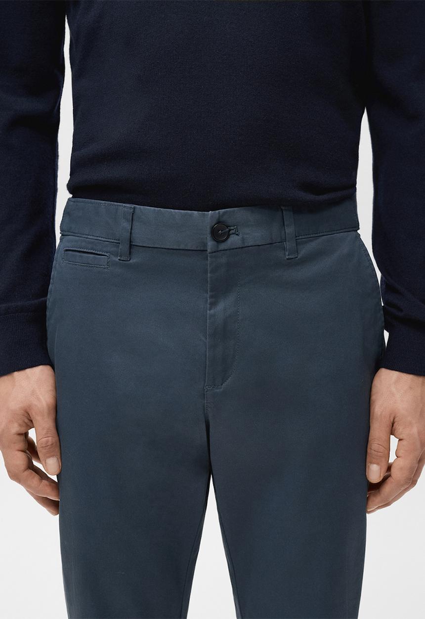 MANGO - Trousers Prato - Medium Blue